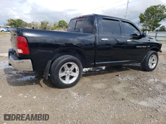 2012 Ram 1500 Big Horn with VIN 1C6RD7LT8CS184713, listed as a Copart auction lot 68214784 with 256,658 mi miles and Salvage Title. Bid and sale history available at carsss.com. Image 3.