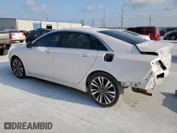 2018 Lincoln MKZ Select с VIN 3LN6L5C91JR622080, выставлен на аукционе Copart как лот 57835605 с пробегом 96 329 миль миль и Списание • Salvage title. История ставок и продаж доступна на DreamBid. Изображение 2.