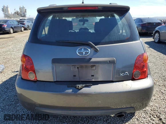2004 Scion xA with VIN JTKKT624140043635, listed as a Copart auction lot 52808815 with 197,115 mi miles and Salvage Title. Bid and sale history available at DreamBid. Image 6.