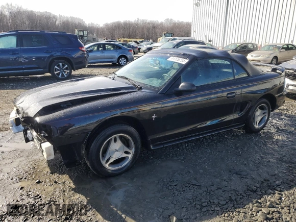 1998 Ford Mustang with VIN 1FAFP4449WF153210, listed as a Copart auction lot 44126725 with 143,249 mi miles and Salvage Title. Bid and sale history available at carsss.com. Image 1.