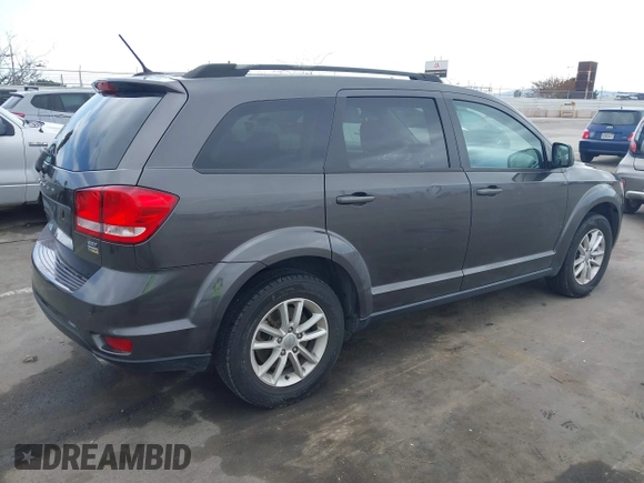 2017 Dodge Journey SXT with VIN 3C4PDCBG3HT618930, listed as a IAAI auction lot 41956400 with 106,185 mi miles and . Bid and sale history available at carsss.com. Image 4.