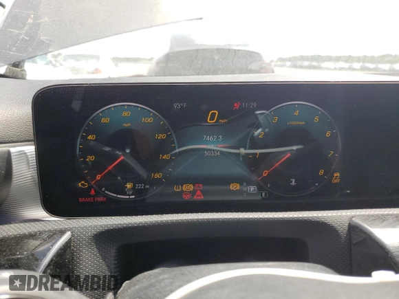 2021 Mercedes-Benz A 220 with VIN W1K3G4EB8MJ268505, listed as a Copart auction lot 50983725 with 50,334 mi miles and Non repairable. Bid and sale history available at DreamBid. Image 9.