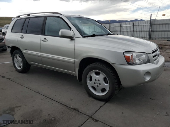 2007 Toyota Highlander w/3rd Row with VIN JTEEP21A470192887, listed as a Copart auction lot 51639625 with 132,676 mi miles and Salvage Title. Bid and sale history available at carsss.com. Image 4.