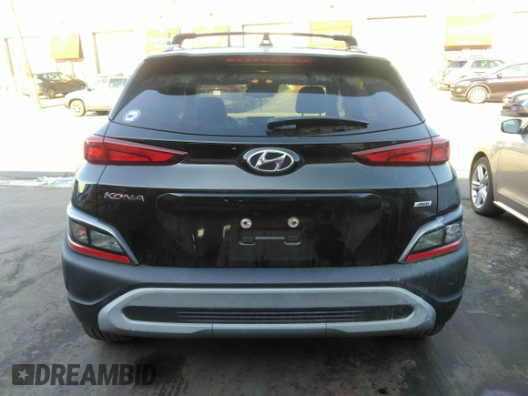 2023 Hyundai Kona SEL with VIN KM8K3CAB2PU949615, listed as a IAAI auction lot 41377088 with 38,639 mi miles and . Bid and sale history available at carsss.com. Image 16.