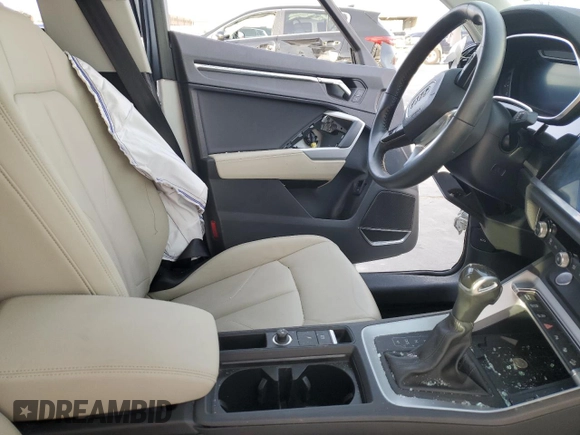 2019 Audi Q3 S line Prestige with VIN WA1FECF36K1074786, listed as a Copart auction lot 84680454 with 49,591 mi miles and Salvage Title. Bid and sale history available at carsss.com. Image 7.