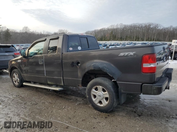 2005 Ford F-150 STX with VIN 1FTRX14W45FB12098, listed as a Copart auction lot 46316485 with 134,422 mi miles and Clean Title. Bid and sale history available at carsss.com. Image 2.