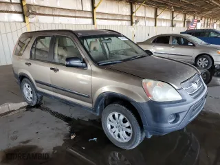 2006 Honda CR-V LX with VIN JHLRD68596C001530, listed as a Copart auction lot 53697345 with 215,798 mi miles and Clean Title. Bid and sale history available at carsss.com. Image 4.