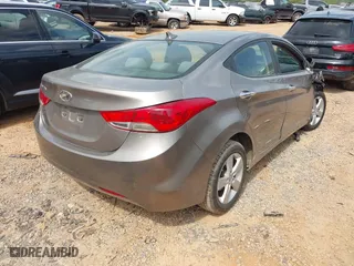 2013 Hyundai Elantra GLS with VIN 5NPDH4AE6DH393782, listed as a IAAI auction lot 42007025 with 96,918 mi miles. Bid and sale history available at carsss.com. Image 4.