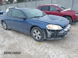 2006 Chevrolet Monte Carlo LT 3.5L with VIN 2G1WM15K869267442, listed as a IAAI auction lot 41577688 with 194,949 mi miles. Bid and sale history available at carsss.com. Image 1.