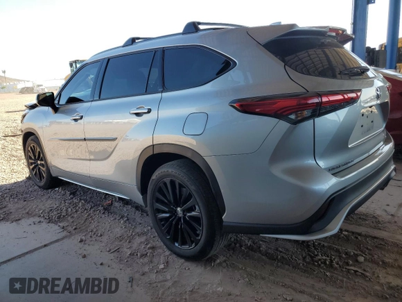 2023 Toyota Highlander L with VIN 5TDKDRAH0PS021900, listed as a Copart auction lot 54471235 with 24,021 mi miles and Salvage title. Bid and sale history available at DreamBid. Image 2.