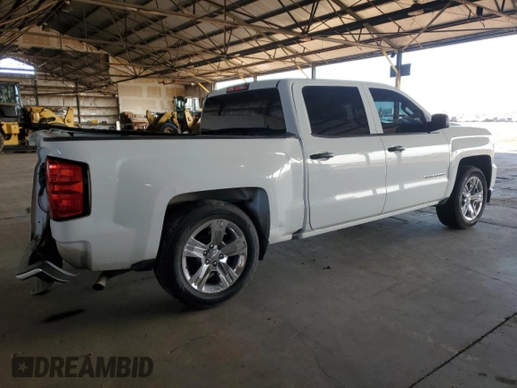 2018 Chevrolet Silverado 1500 Custom with VIN 3GCPCPEH4JG383662, listed as a Copart auction lot 79775984 with 147,850 mi miles and Salvage Title. Bid and sale history available at DreamBid. Image 3.