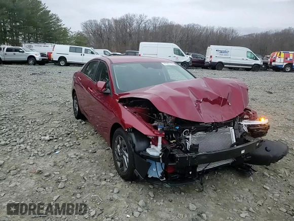 2024 Hyundai Elantra SEL with VIN KMHLM4DG5RU729855, listed as a Copart auction lot 47969195 with 11,835 mi miles and Salvage Title. Bid and sale history available at carsss.com. Image 11.
