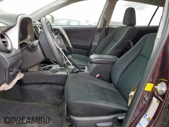 2018 Toyota RAV4 LE with VIN 2T3BFREV0JW713641, listed as a Copart auction lot 55113905 with 58,617 mi miles and Salvage Title. Bid and sale history available at carsss.com. Image 7.
