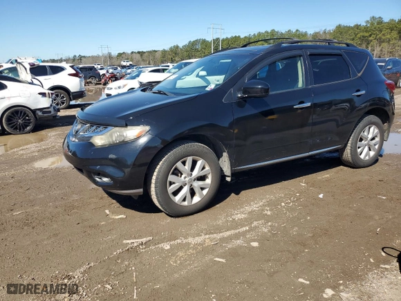 2012 Nissan Murano SL with VIN JN8AZ1MU6CW100610, listed as a Copart auction lot 46488745 with 157,079 mi miles and Clean Title. Bid and sale history available at carsss.com. Image 1.