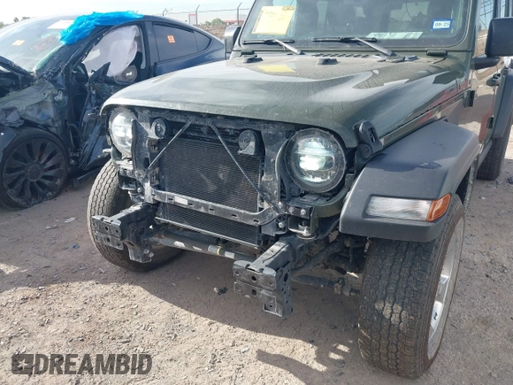 2021 Jeep Wrangler Unlimited Sport S with VIN 1C4HJXDN6MW669228, listed as a IAAI auction lot 42301326 with 64,503 mi miles and . Bid and sale history available at DreamBid. Image 17.