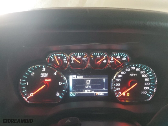 2019 Chevrolet Tahoe Commercial with VIN 1GNSKFEC4KR128319, listed as a Copart auction lot 83878674 with 129,751 mi miles and Clean Title. Bid and sale history available at carsss.com. Image 9.