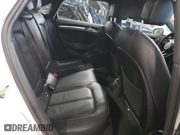 2017 Audi A3 Sedan Premium Plus with VIN WAUGUGFFXH1032772, listed as a Copart auction lot 63708014 with 41,448 mi miles and Salvage Title. Bid and sale history available at carsss.com. Image 10.