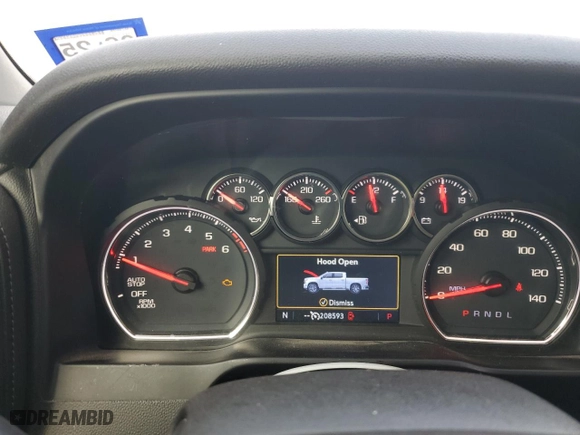 2019 Chevrolet Silverado 1500 LT with VIN 3GCPWCEK4KG138356, listed as a Copart auction lot 86092354 with 208,593 mi miles and Salvage Title. Bid and sale history available at carsss.com. Image 9.