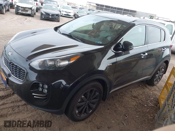 2018 Kia Sportage EX with VIN KNDPNCAC8J7460042, listed as a IAAI auction lot 41928598 with 234,870 mi miles and . Bid and sale history available at carsss.com. Image 17.