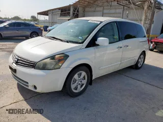 2007 Nissan Quest SL z VIN 5N1BV28U97N117145, wystawiony jako Copart lot #58440345 z przebiegiem 166 675 mil mil oraz Czysty tytuł • Clean title. Historia ofert i sprzedaży dostępna na DreamBid. Obrazek 1.