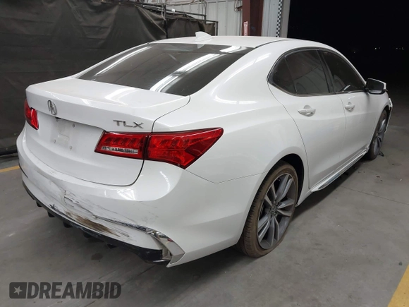 2020 Acura TLX Technology with VIN 19UUB2F47LA001647, listed as a IAAI auction lot 42498354 with 53,773 mi miles and . Bid and sale history available at DreamBid. Image 4.