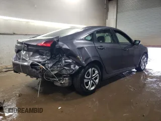 2016 Honda Civic Sedan LX with VIN 19XFC2F53GE027498, listed as a Copart auction lot 46607055 with 146,607 mi miles and Salvage Title. Bid and sale history available at carsss.com. Image 3.