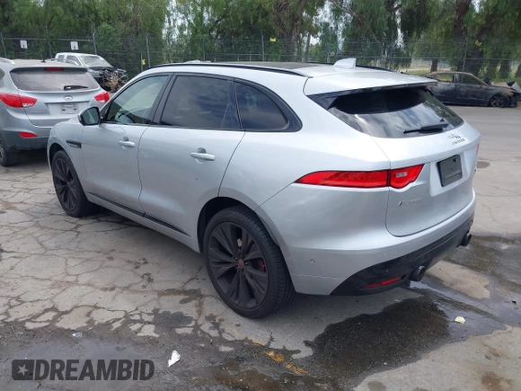 2017 Jaguar F-Pace S with VIN SADCM2BV6HA892108, listed as a IAAI auction lot 42034100 with 101,380 mi miles and . Bid and sale history available at DreamBid. Image 3.
