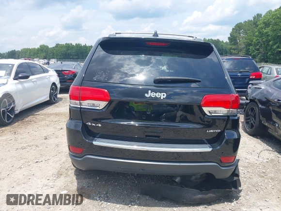 2017 Jeep Grand Cherokee Limited with VIN 1C4RJFBG8HC627895, listed as a IAAI auction lot 42477944 with 115,165 mi miles and . Bid and sale history available at DreamBid. Image 16.
