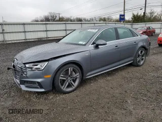 2018 Audi A4 Premium Plus with VIN WAUENAF45JA090326, listed as a Copart auction lot 52570735 with 64,454 mi miles and Salvage Title. Bid and sale history available at carsss.com. Image 1.