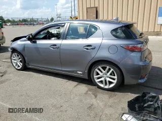 2015 Lexus CT 200h with VIN JTHKD5BH1F2239341, listed as a Copart auction lot 62051495 with 86,804 mi miles and Salvage title. Bid and sale history available at DreamBid. Image 2.