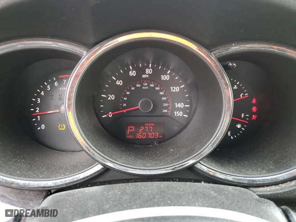 2011 Kia Sorento LX with VIN 5XYKT4A19BG117863, listed as a Copart auction lot 50266565 with 160,703 mi miles and Salvage Title. Bid and sale history available at carsss.com. Image 9.