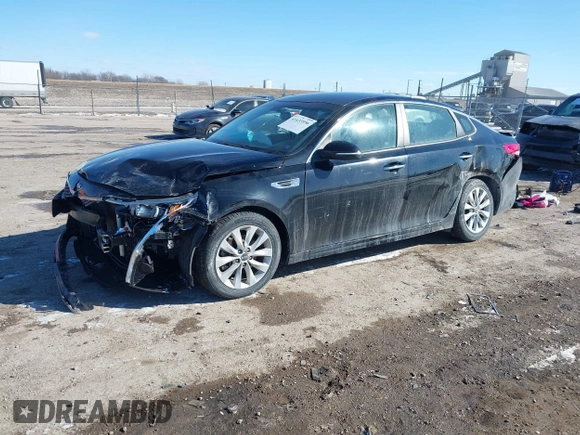 2018 Kia Optima S with VIN 5XXGT4L38JG268362, listed as a IAAI auction lot 41633956 with 79,347 mi miles and . Bid and sale history available at DreamBid. Image 18.
