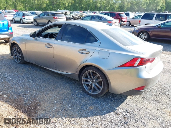 2015 Lexus IS 250 with VIN JTHCF1D2XF5029660, listed as a IAAI auction lot 42208629 with 82,601 mi miles and . Bid and sale history available at DreamBid. Image 3.