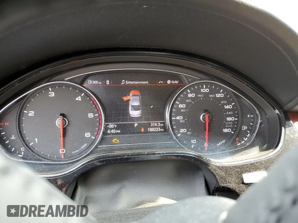 2014 Audi A8 3.0L TDI with VIN WAURMAFD8EN000797, listed as a Copart auction lot 61024275 with 188,223 mi miles and Clean title. Bid and sale history available at DreamBid. Image 9.