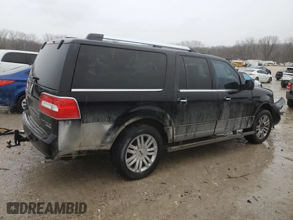 2008 Lincoln Navigator with VIN 5LMFL28528LJ19894, listed as a Copart auction lot 47608635 with 250,569 mi miles and Salvage title. Bid and sale history available at DreamBid. Image 3.