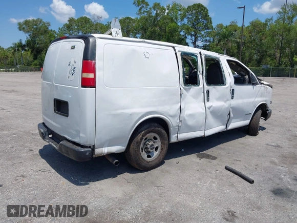 2005 Chevrolet Express Cargo z VIN 1GCGG25V451190638, wystawiony jako IAAI lot #42324482 z przebiegiem 649 488 mil mil oraz . Historia ofert i sprzedaży dostępna na DreamBid. Obrazek 4.