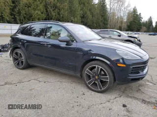 2021 Porsche Cayenne E-Hybrid with VIN WP1AE2AYXMDA25040, listed as a Copart auction lot 47036355 with 63,165 mi miles and Salvage title. Bid and sale history available at DreamBid. Image 4.