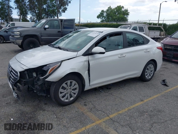 2022 Hyundai Accent SE with VIN 3KPC24A67NE177354, listed as a IAAI auction lot 42255732 with 30,969 mi miles and . Bid and sale history available at DreamBid. Image 17.