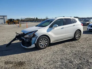 2019 Buick Envision Essence with VIN LRBFXCSA7KD026392, listed as a Copart auction lot 45635395 with 43,090 mi miles and Salvage Title. Bid and sale history available at carsss.com. Image 1.