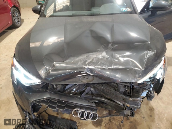 2022 Audi A3 Premium Plus with VIN WAUBUDGY7NA056094, listed as a Copart auction lot 44011554 with 17,217 mi miles. Bid and sale history available at carsss.com. Image 11.