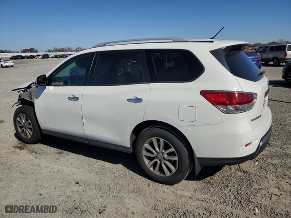 2016 Nissan Pathfinder S with VIN 5N1AR2MN4GC651647, listed as a Copart auction lot 47167075 with 99,902 mi miles and Salvage Title. Bid and sale history available at carsss.com. Image 2.