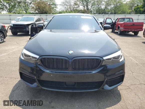 2019 BMW 5 Series 540i xDrive z VIN WBAJE7C55KWW20197, wystawiony jako Copart lot #58353645 z przebiegiem 50 431 mil mil oraz Szkoda całkowita • Salvage title. Historia ofert i sprzedaży dostępna na DreamBid. Obrazek 5.