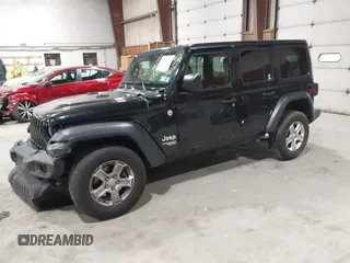 2019 Jeep Wrangler Unlimited Sport Altitude with VIN 1C4HJXDGXKW505396, listed as a IAAI auction lot 42039985 with 146,178 mi miles and . Bid and sale history available at DreamBid. Image 17.