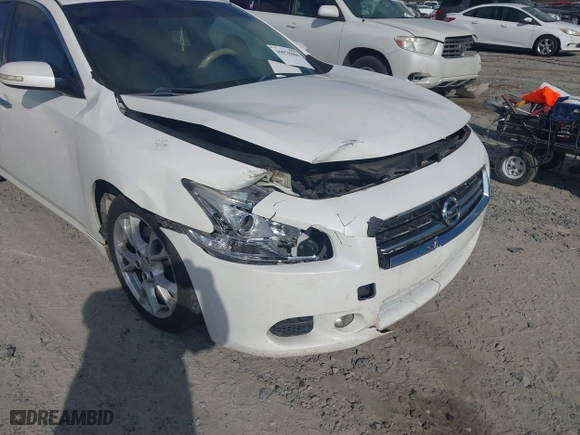 2012 Nissan Maxima 3.5 SV with VIN 1N4AA5AP3CC839904, listed as a IAAI auction lot 40978406 with 193,508 mi miles. Bid and sale history available at carsss.com. Image 6.