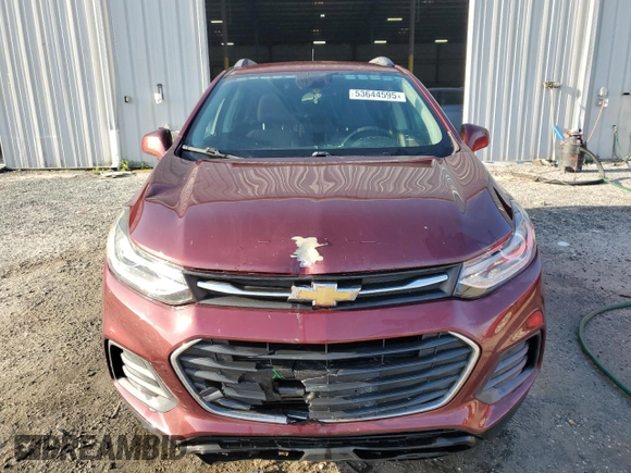 2017 Chevrolet Trax LT with VIN 3GNCJLSB1HL130305, listed as a Copart auction lot 53644595 with 97,128 mi miles and Salvage Title. Bid and sale history available at carsss.com. Image 5.
