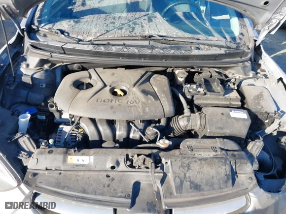 2012 Hyundai Elantra GLS PZEV with VIN KMHDH4AEXCU323475, listed as a IAAI auction lot 41875541 with 134,678 mi miles. Bid and sale history available at carsss.com. Image 10.