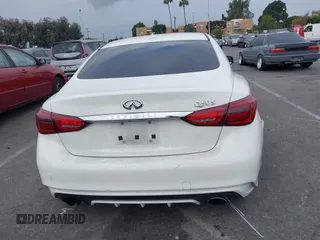 2018 Infiniti Q50 3.0t LUXE with VIN JN1EV7AP2JM363487, listed as a IAAI auction lot 40621618 with 125,508 mi miles. Bid and sale history available at carsss.com. Image 15.