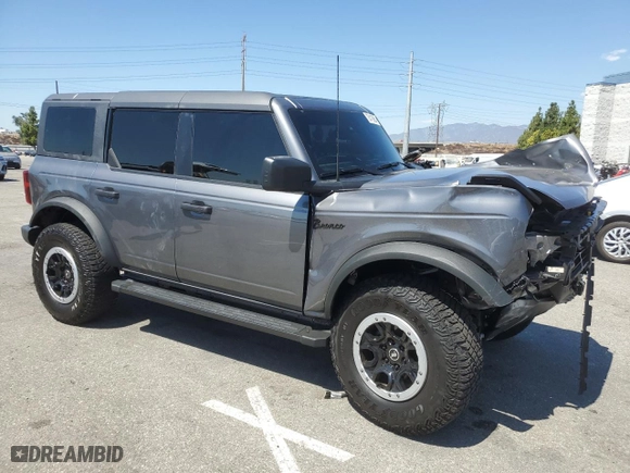 2023 Ford Bronco with VIN 1FMDE5BH2PLB76569, listed as a Copart auction lot 70413984 with 11,946 mi miles and Salvage Title. Bid and sale history available at carsss.com. Image 4.
