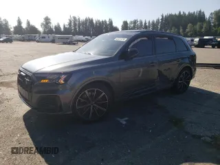 2021 Audi SQ7 Prestige with VIN WA1VWBF78MD011275, listed as a Copart auction lot 62351474 with 38,368 mi miles and Salvage Title. Bid and sale history available at DreamBid. Image 1.