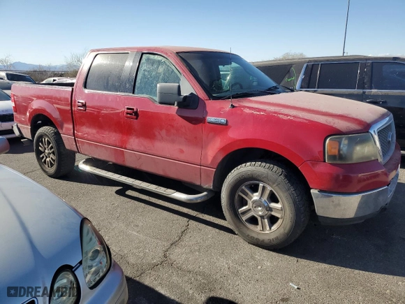 2004 Ford F-150 XLT with VIN 1FTRW12W94KA48460, listed as a Copart auction lot 44217395 with 183,684 mi miles and Salvage Title. Bid and sale history available at carsss.com. Image 4.